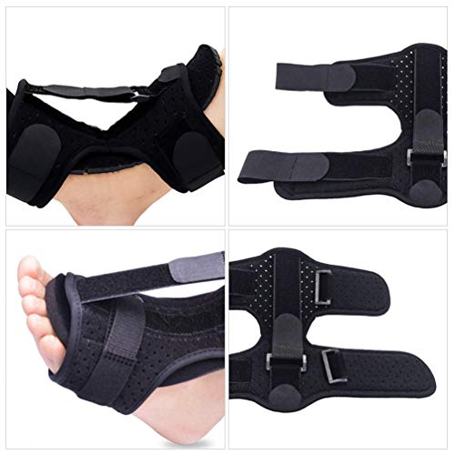 minkissy Foot Drop Support Tool Tray Foot Brace Plantar Fasciitis Socks Planter Fasciitis Support Night Splint Sock Soft Stretching Boot Splints for Feet Socks (Black) Tool Tool Stand