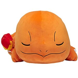 Pokemon Charmander 18-Inch Plush Toy - Adorable Sleeping Charmander - Ultra-Soft Plush Material, Perfect for Playing, Cuddling & Sleeping - Gotta Catch ‘Em All