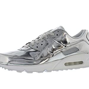 Nike Womens Air Max 90 WMNS CQ6639 001 Metallic Pack - Silver - Size 7W