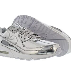 Nike Womens Air Max 90 WMNS CQ6639 001 Metallic Pack - Silver - Size 7W