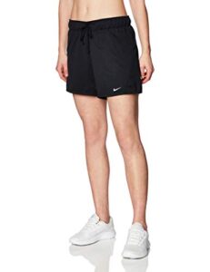 nike women's dri-fit attack 2.0 tr5 shorts (as1, alpha, 2x, regular, regular, black/(particle grey))