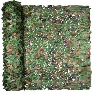 fulllit camo netting, camouflage netting, hunting blind camo net, army party decorations, sunshade fence nets, lightweight, bulk roll, mesh, great for camping, shooting, photograph, car cover, outdoor