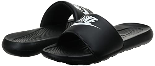 NIKE Women's Victori One Slide Trail Running Shoe, Black White Black, 6