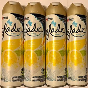 glade air freshener spray - lemon fresh - net wt. 8 oz (227 g) per can - pack of 4 cans