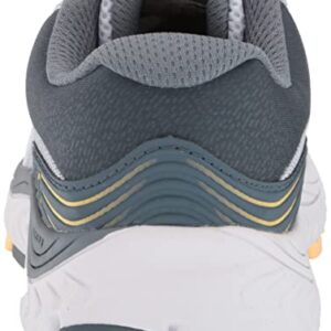 New Balance Women's 840 V5 Running Shoe, Silent Grey/Light Mango, 8 Wide