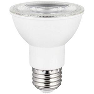 sunlite 89206-su led par20 reflector light bulb, 7 watts (50w equivalent), 520 lumens, medium e26 base, dimmable, spotlight, energy star certified