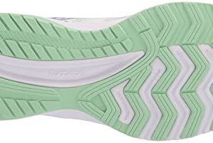 Saucony Women's Cohesion 14 Road Running Shoe, White/Navy/Mint, 8.5