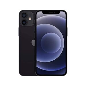 apple iphone 12 mini, 64gb, black - at&t (renewed)