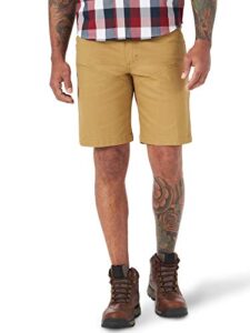 atg by wrangler men's reinforced utility shorts, kelp, 46
