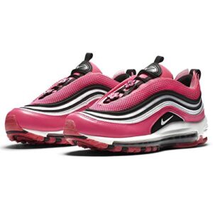 nike womens air max lx, pink blast/white-black, 6.5 us…