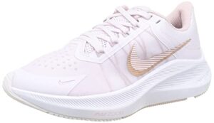 nike winflo 8 womens shoes size 7, color: pink/white