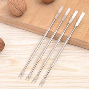 DOITOOL Metal Forks Metal Forks Metal Forks 12pcs Seafood Crackers Tools Crab Leg Tools Stainless Steel Seafood Crackers Forks Nut Set Household Tool Set Household Tool Set Household Tool Set