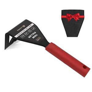 trim puller tool for baseboard, wood trim removal tool, flooring tools and tile removal tool with noise reduction cover, tile tools for commercial work, baseboard, molding, siding and flooring removal