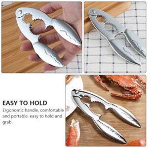 Hemoton Pecan Cookies Nutcracker Tool Crab Tool Kit Practical Crab Clamp Nut Crab Leg Crackers Tools Opener Shellfish Lobster Leg Sheller Knife Kitchen Accessories Pecan Cookies Nutcracker Tool