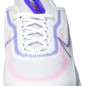 NIKE Women's Running Shoe, White Concord Pink Blast Pure Platinum, 7