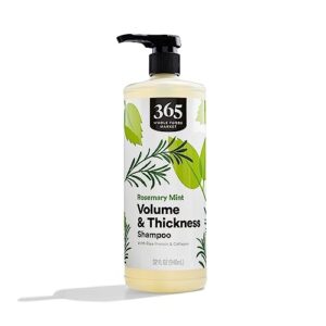 365 by whole foods market, volume & thick shampoo rosemary mint, 32 fl oz
