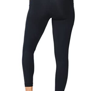 Yogalicious Lux High Waist Elastic Free Side Pocket Ankle Legging - Black - Medium