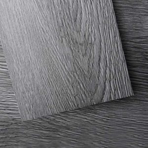 art3d peel and stick floor tile vinyl wood plank 36-pack 54 sq.ft, deep gray, rigid surface hard core easy diy self-adhesive flooring