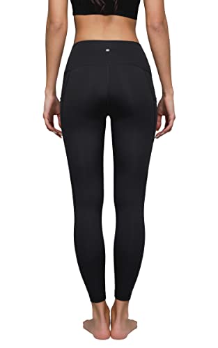 Yogalicious Lux High Waist Side Pocket Ankle Legging - Black - Small