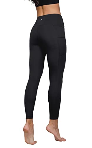 Yogalicious Lux High Waist Side Pocket Ankle Legging - Black - Small