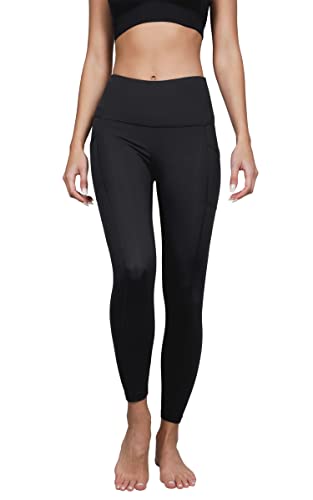 Yogalicious Lux High Waist Side Pocket Ankle Legging - Black - Small