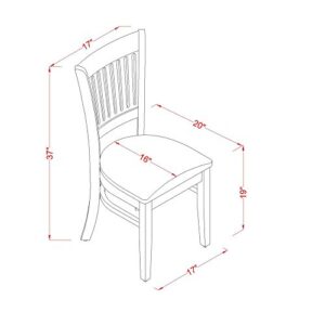 East West Furniture DLVA5-LWH-C Dublin 5 Piece Set for 4 Includes a Round Table with Dropleaf and 4 Fabric Kitchen Dining Chairs, 42x42 Inch, Linen White