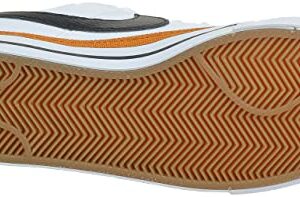 NIKE Women's Low-Top Sneakers, White/Desert Ochre/Team Orange/Black, 5.5