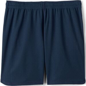 lands' end uniform girls mesh short classic navy womens regular medium