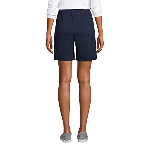 Lands' End Uniform Girls Mesh Short Classic Navy Womens Regular Medium