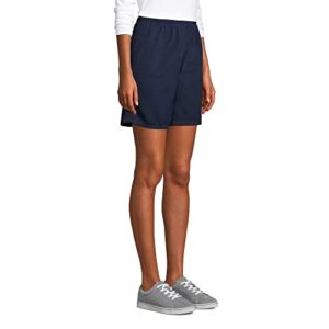 Lands' End Uniform Girls Mesh Short Classic Navy Womens Regular Medium