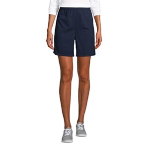 Lands' End Uniform Girls Mesh Short Classic Navy Womens Regular Medium