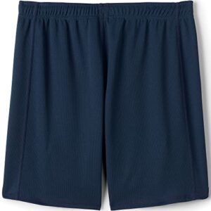 Lands' End Uniform Girls Mesh Short Classic Navy Womens Regular Medium