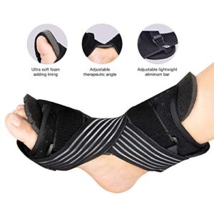 Plantar Fasciitis Splint, Night Splint for Plantar Fasciitis, Adjustable Plantar Fasciitis Splint with Massage Ball, 2021 Updated Version