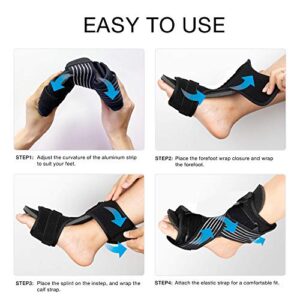 Plantar Fasciitis Splint, Night Splint for Plantar Fasciitis, Adjustable Plantar Fasciitis Splint with Massage Ball, 2021 Updated Version