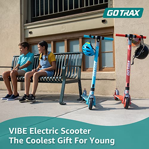 Gotrax Vibe Electric Kick Scooter, 6.5" Foldable Commuting Scooter for Kids 8-15, 12 MPH & 7 Miles Range E Kick Scooters for Kids, Teens, Boys and Girls (Gray)