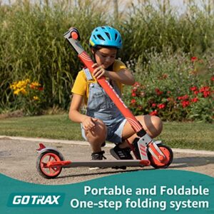 Gotrax Vibe Electric Kick Scooter, 6.5" Foldable Commuting Scooter for Kids 8-15, 12 MPH & 7 Miles Range E Kick Scooters for Kids, Teens, Boys and Girls (Gray)