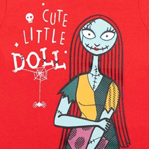 Disney Nightmare Before Christmas Jack Skellington Sally Big Girls 3 Pack T-Shirt 7-8