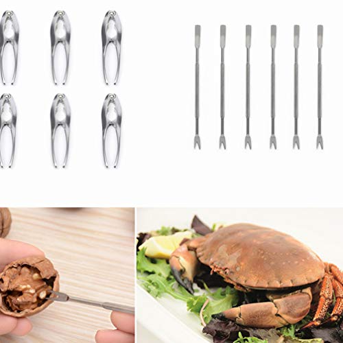 Cabilock Brazil Nuts 3pcs Seafood Tools Crab Crackers Multifunctional Pecan Walnut Plier Opener for Lobster Crab Nut Crawfish Prawns Seafood BBQ Kitchen Tools Brazil Nuts Cleaning Tools