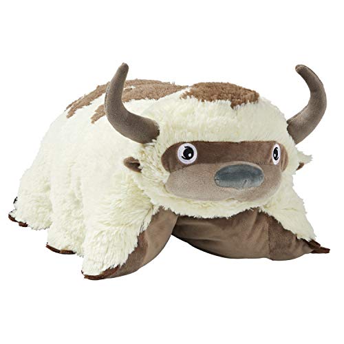 Pillow Pets 16” Appa Stuffed Animal, Nickelodeon Avatar The Last Airbender Plush Toy, white