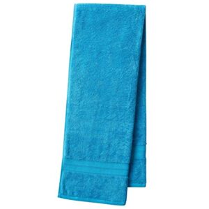 CANNON 70% Cotton 30% Bamboo 2 Bath, 2 Hand, 2 Washcloths Towel Set, 550 GSM, Super Absorbent, Breathable, Ultra Soft (Aquamarine)