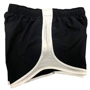 Women's Nike Black/White Drifit Tempo Shorts - XS