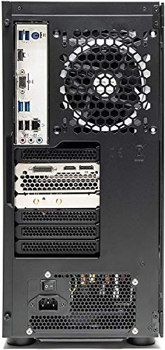 SkyTech Shadow Gaming Computer PC Desktop - Ryzen 5 3600 6-Core 3.6GHz, GTX 1660 Ti 6G, 500G SSD, 8GB DDR4 3000, RGB, AC WiFi, Windows 10 Home 64-bit, Black