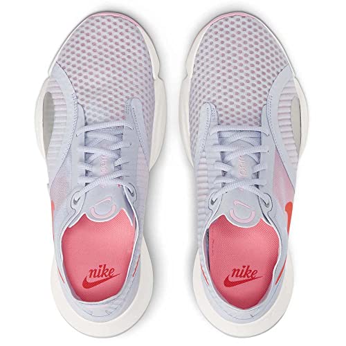 Nike SuperRep Go Womens Running Trainers CJ0860 Sneakers Shoes (US 7 Football Grey Bright Crimson 006)
