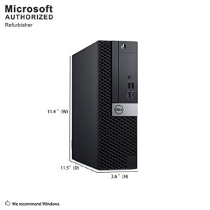 Dell Optiplex 7050 SFF Desktop PC Intel i7-7700 4-Cores 3.60GHz 32GB DDR4 1TB SSD WiFi BT HDMI Duel Monitor Support Windows 10 Pro Excellent Condition(Renewed)