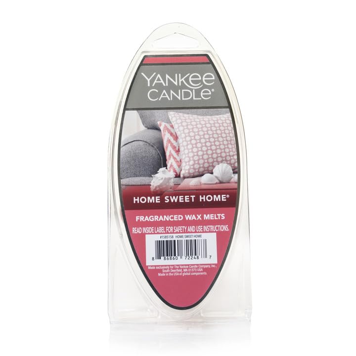 Yankee Candle Home Sweet Home Wax Melts, 3 Packs of 6 (18 Total)