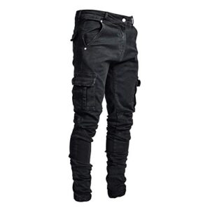 pantete mens slim fit jeans 7 pockets stretch skinny denim pencil pants nova fashion