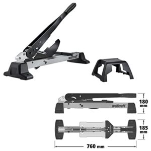 wolfcraft VLC 1000 Vinyl and Laminate Cutter I 6940000 I The professional and powerful cutter power for floorboards up to 14 mm thick