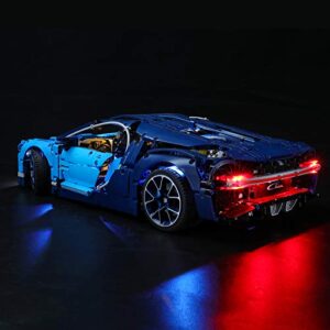 BRIKSMAX Led Lighting Kit for Bugatti Chiron - Compatible with Lego 42083 Building Blocks Model- Not Include The Lego Set(Remote-Control Version)