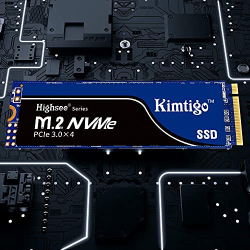 kimtigo 512GB SSD M.2 2280 NVMe Interface PCIe Gen 3x4 Internal Solid State Drive (Read/Write Speed up to 2500/1800 MB/s) 3D NAND KTP-660