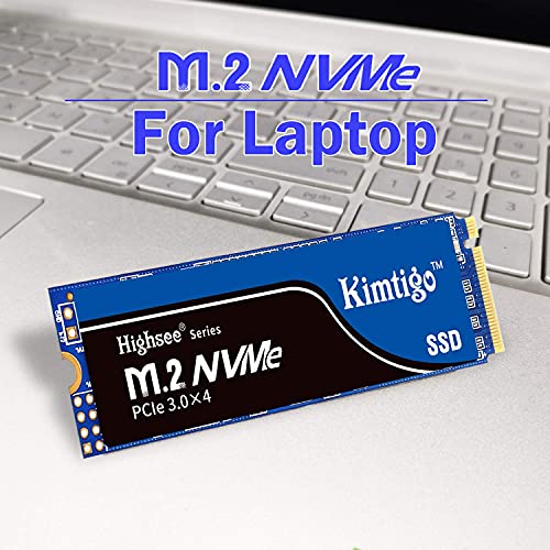 kimtigo 512GB SSD M.2 2280 NVMe Interface PCIe Gen 3x4 Internal Solid State Drive (Read/Write Speed up to 2500/1800 MB/s) 3D NAND KTP-660